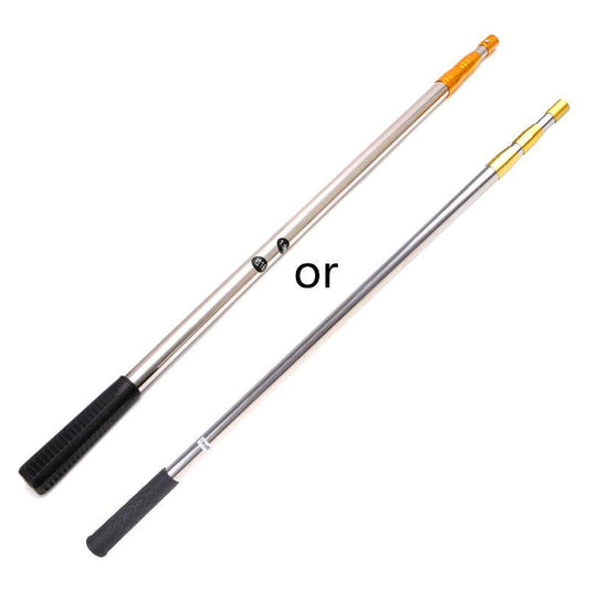 1.5/1.7/1.9M Head Ring Prong Harpoon Spear Rod Fish Dip Net Telescopic Bar Pole