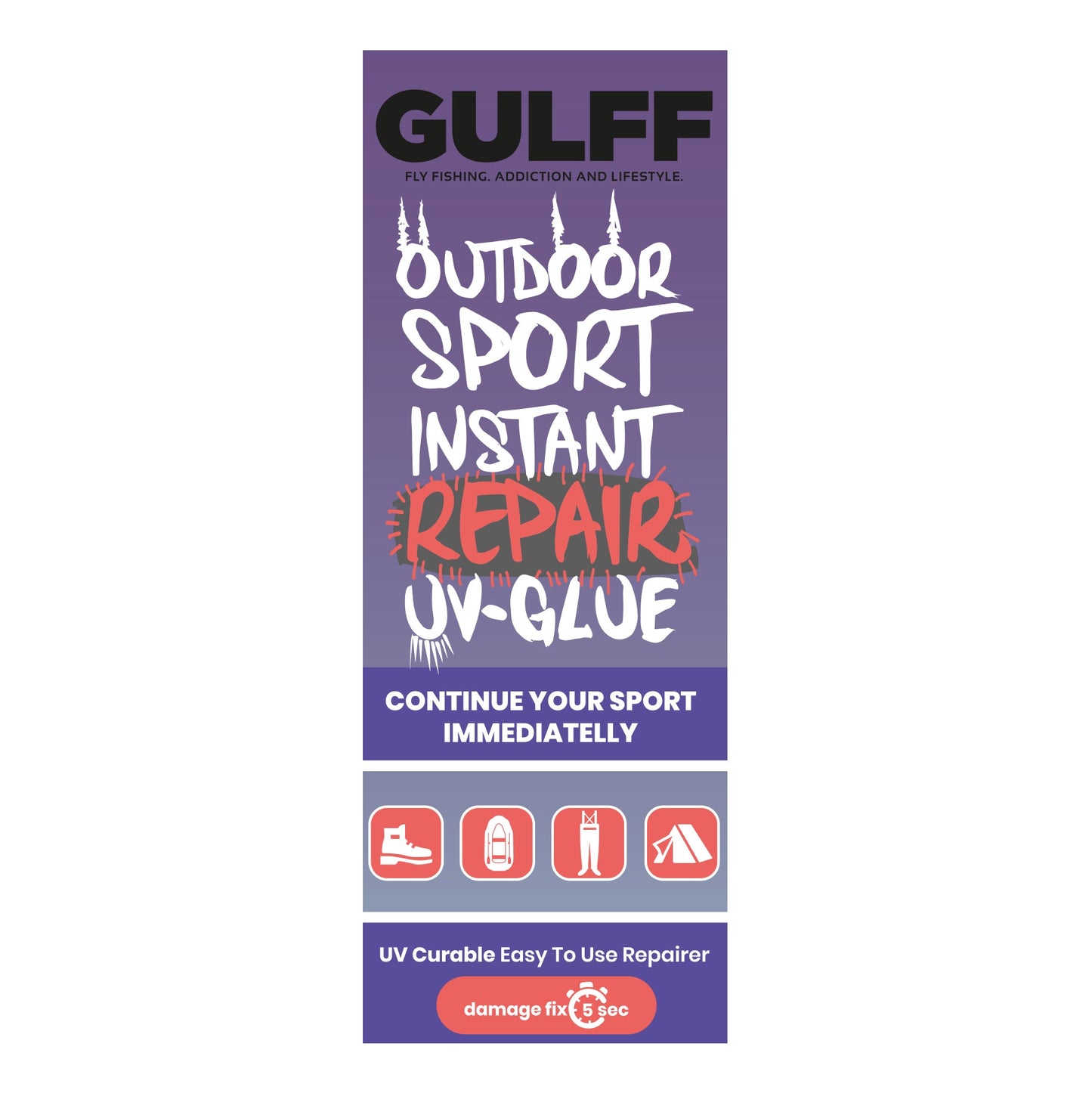 Gulff Water Stop UV Wader Repair
