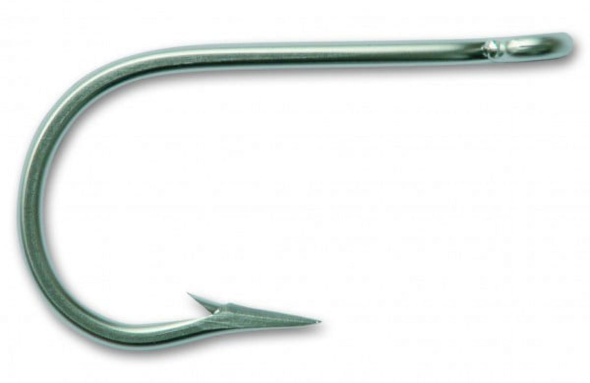 Mustad 7732 Sea Demon Hook, Forged, Knife Edge, Long Point Big Game Hooks - Stainless Steel - 10 Per Pack