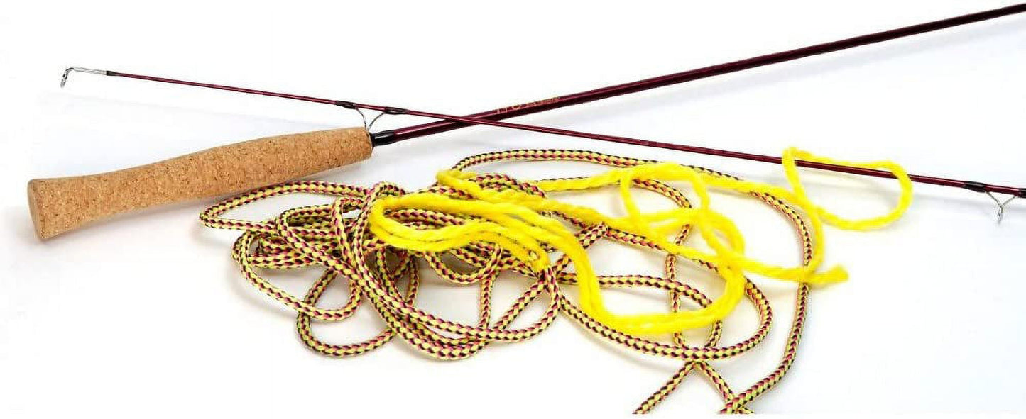 Temple Fork Outfitters 3pc Bug Launcher Office Practice Rod 4'10' -TF BL OR