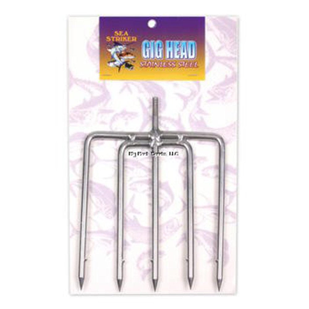 Sea Strikre SH-5 Sea Strike SH-5 Spear Head 5-Prong 5/16" Stainless/Use 9' Handle, Multi