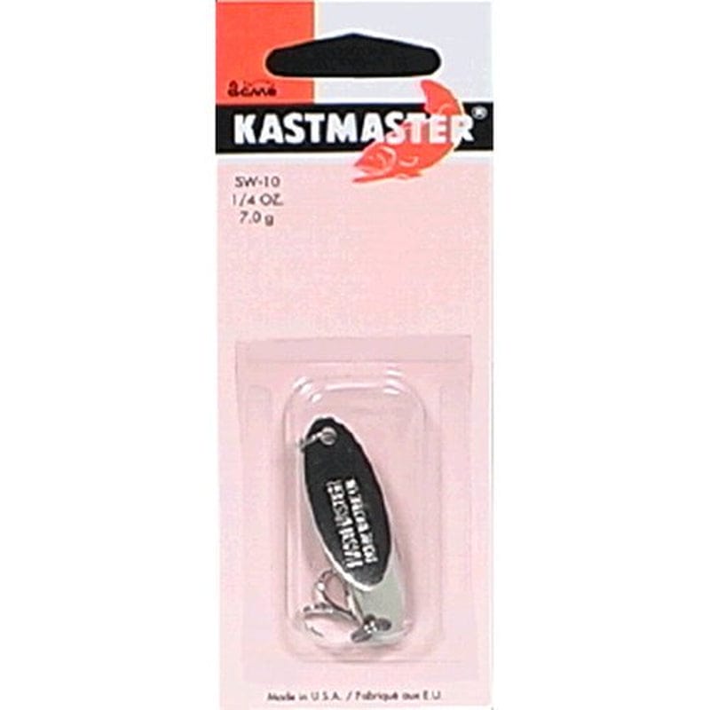 Acme Tackle Kastmaster Fishing Lure Spoon Chrome Flo Orange Stripe 1/4 Oz.