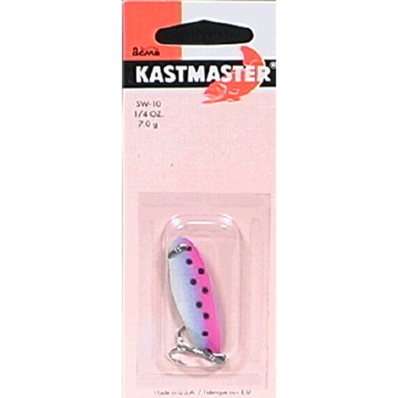 Acme Tackle Kastmaster Fishing Lure Spoon Chrome Flo Orange Stripe 1/4 Oz.