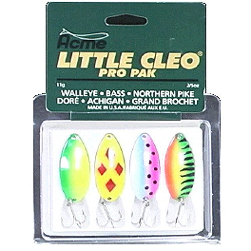 Acme Tackle Little Cleo Fishing Lure Spoons Pro Pack 2/5 Oz.