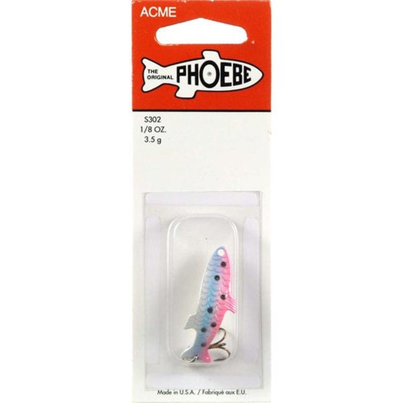Acme Tackle Phoebe Fishing Lure Spoon 1/8 Oz. Assorted Colors
