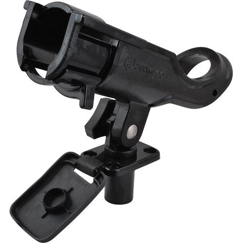 Attwood Kayak Flush Mount Rod Holder, Black