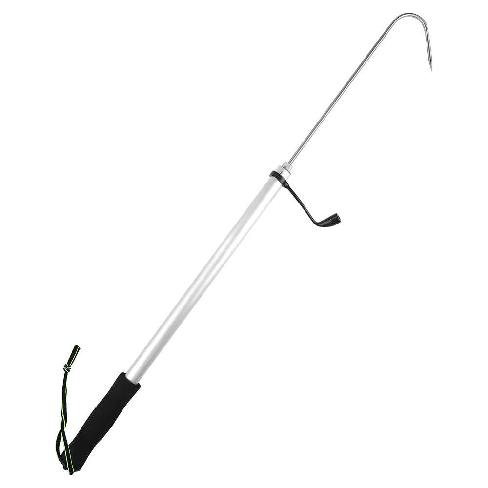 Aktudy Outdoor Stainless Steel Flexible Fishing Gaff Holder Spear Hook (120Cm)
