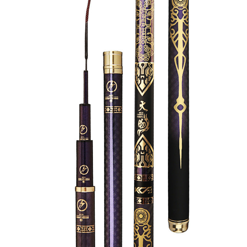 10H Ultra-light 19-adjustable 3.6-10m Fishing Rod - Blue Force Sports