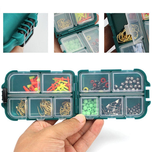 Enjoymall 157Pcs Functional Bait Kit Versatile Fishing Tackle Lure Accessories Box Tool