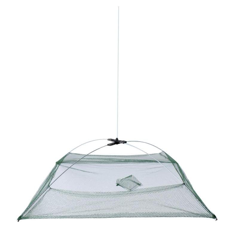 Fishing Foldable Mesh Baits Trap Umbrella Cast Dip Net Crab Shrimp Net Cage