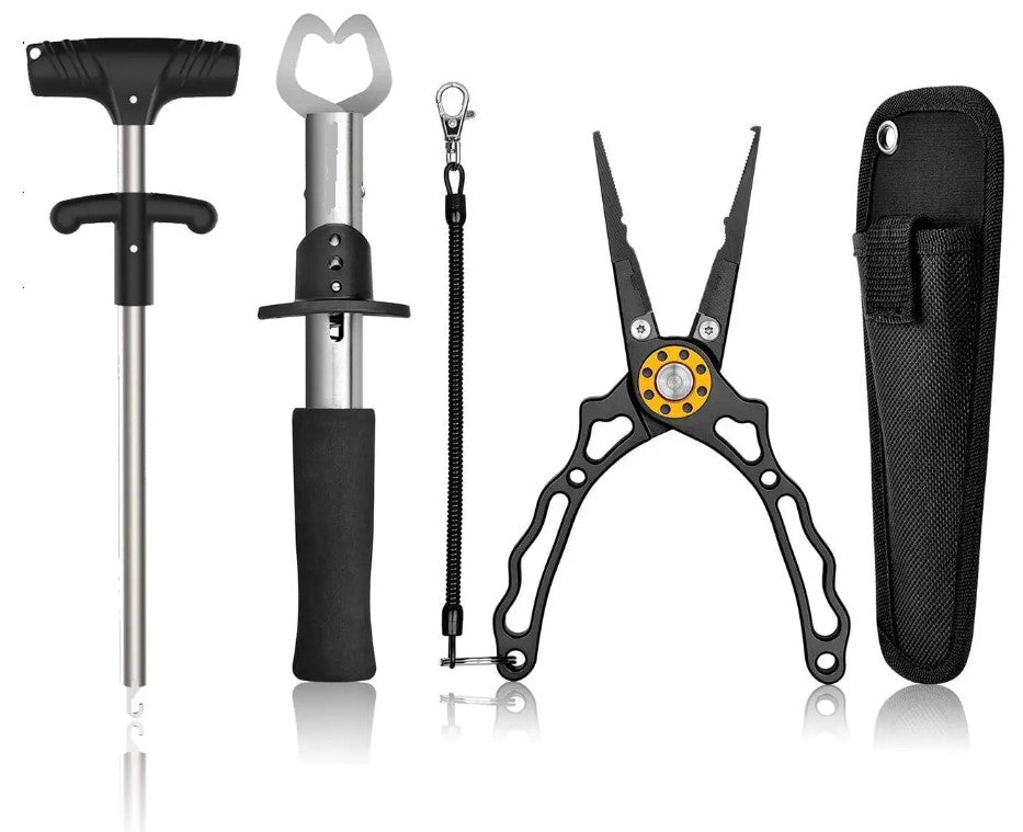 3 Piece Fishing Pliers, Fishing Grabber/Hook Remover, Sheaf