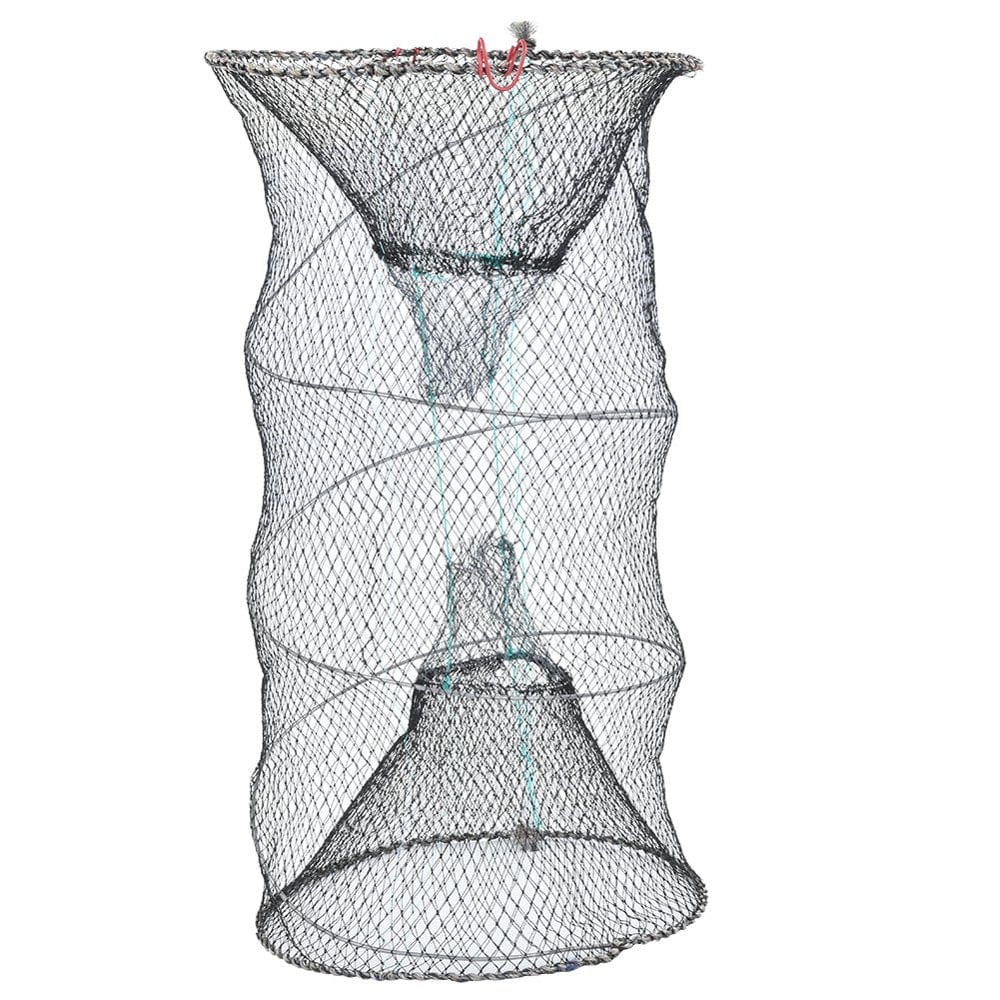 Foldable Bait Cast Mesh Trap Net, Crab Trap Bait Net Fishing Bait Trap for Crab Fish Lobster Prawn Crayfish