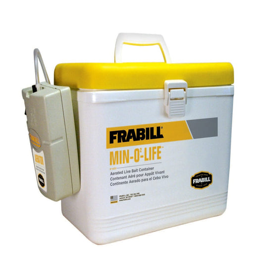 Frabill Bait Box with Aerator 8 Quart