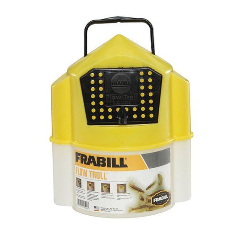 Frabill Flow Troll Hydrodynamic 6 Quart Minnow Bucket