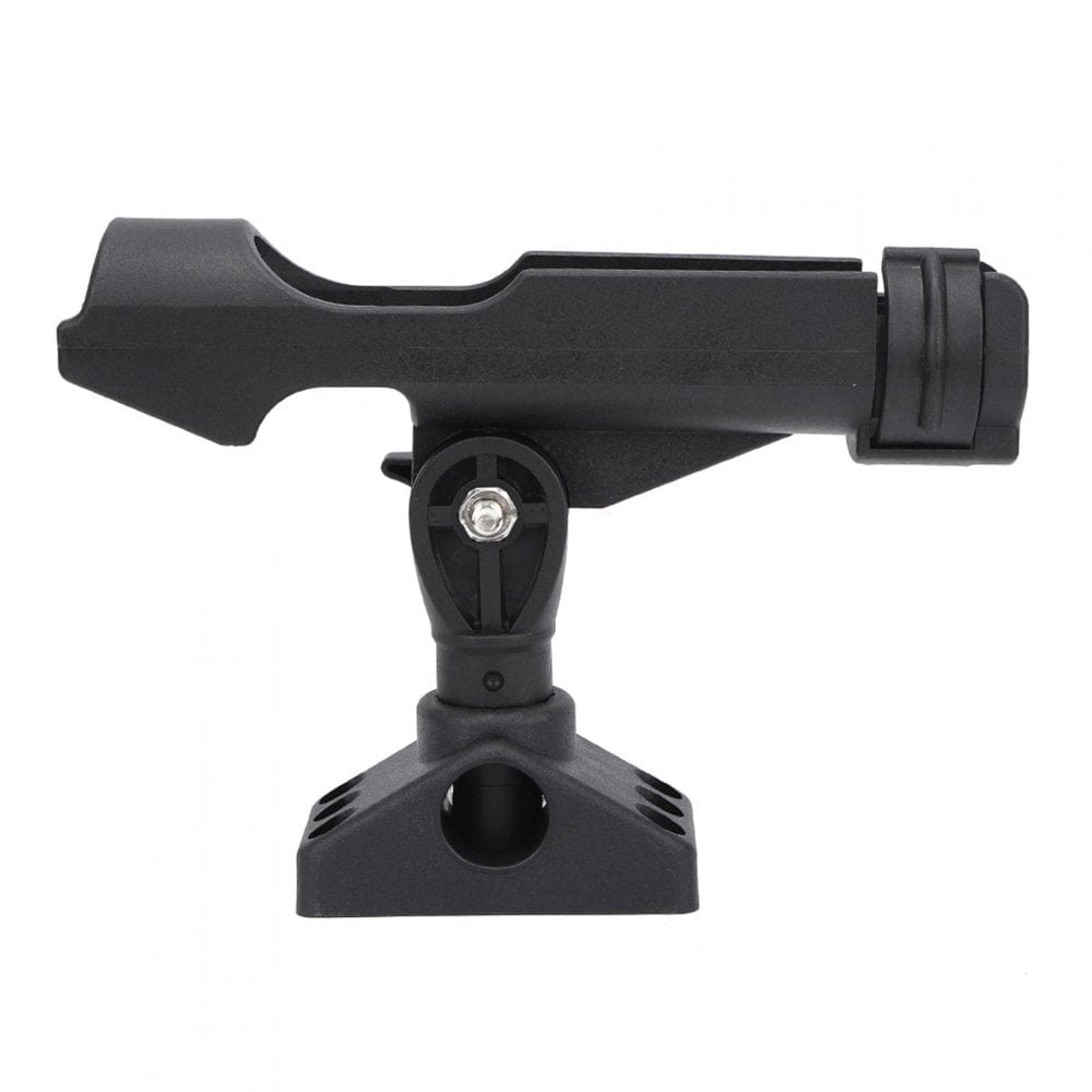 Fugacal Fishing Rod Bracket,Fishing Accessory,Abs 360 Degrees Rotation Adjustable Fishing Rod Support Bracket Installation Mount for Plastic Boat