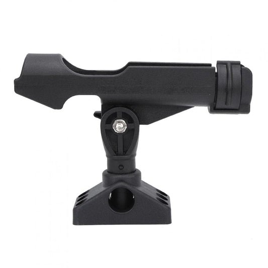 Fugacal Fishing Rod Bracket,Fishing Accessory,Abs 360 Degrees Rotation Adjustable Fishing Rod Support Bracket Installation Mount for Plastic Boat