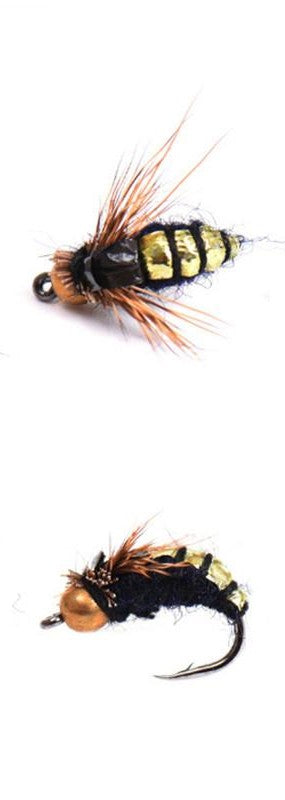 Trout Fishing Artificial Flies-40 Piece Box of Tackle in Bubble Wrap