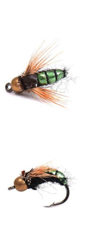 Trout Fishing Artificial Flies-40 Piece Box of Tackle in Bubble Wrap