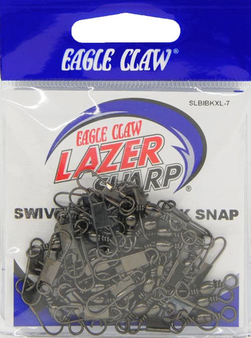 Lazer Sharp Slbibkxl-7 Barrel Swivel with Interlock Snap, Size 7