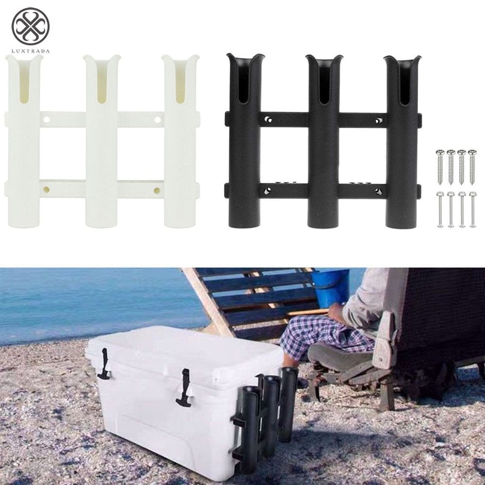 Luxtrada Sports Heavy Duty 3 Pole Tube Assembly Rack Fishing Rod Holder