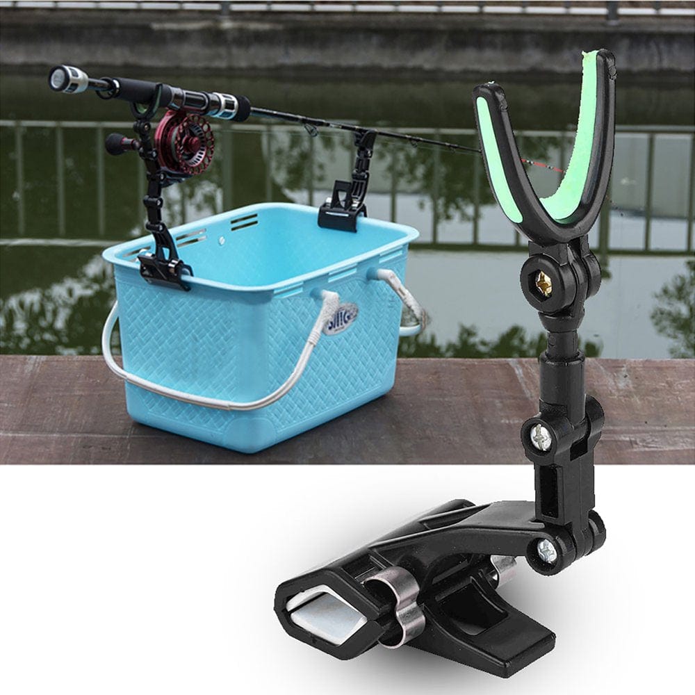 LYUMO Boat Fishing Bracket,Rotating Fishing Rod Pole Stand Bracket Support Holder Rest Fishing Accessory ,Fishing Rod Holder