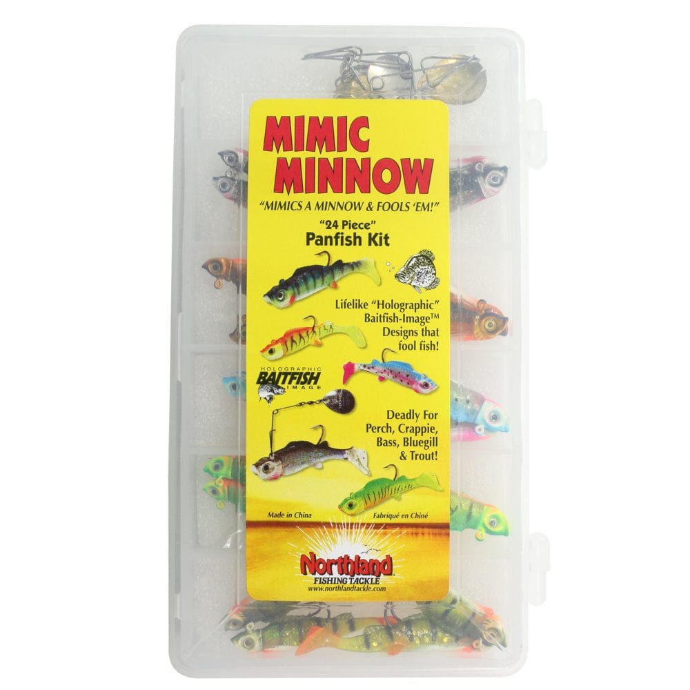 Northland Tackle Mimic Minnow Panfish Fish Kit, Freshwater, Assorted