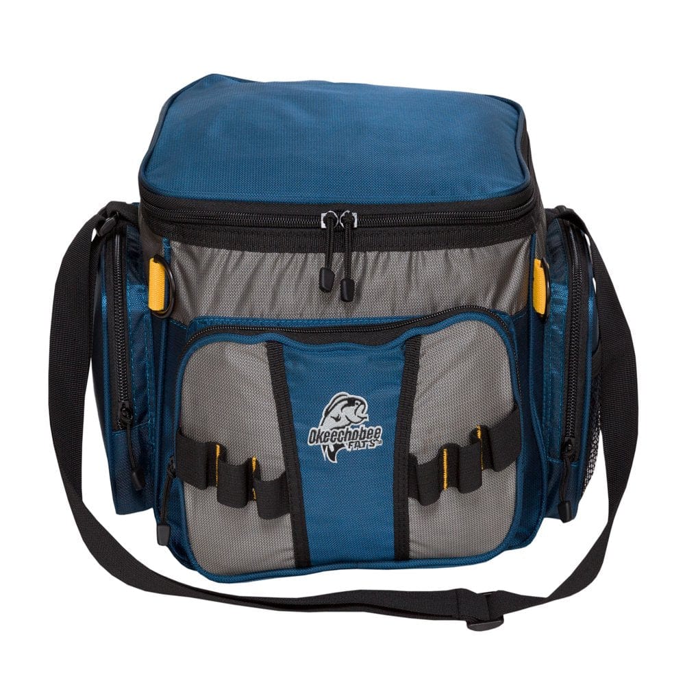 Okeechobee Fats Small Soft-Sided Tackle Bag with 2 Medium Utility Lure Box Storage Containers