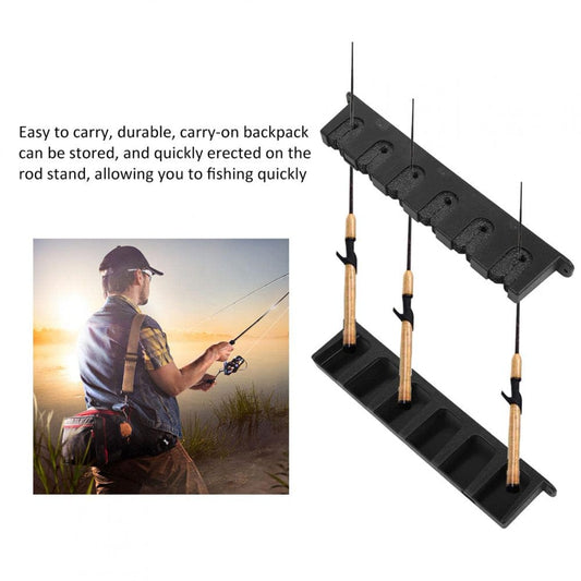 OTVIAP Rod Support Accessories,Portable Plastic Fishing Rod Support Rack Mounting Pole Bracket Stand Accessories,Fishing Accessory