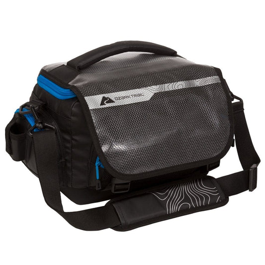 Ozark Trail Saltwater 15 Liter Fishing Tackle Box Gear Bag, Black