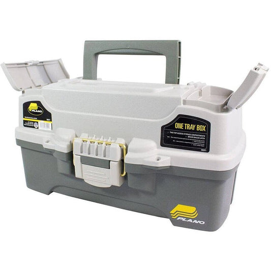 Plano 6201 One-Tray Tackle Box, Bait Storage, Extending Cantilever-Tray Design