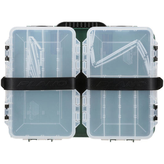 Plano Flex N' Go Satchel Fishing Tackle Boxes & Bait Storage, Green / Clear, Medium