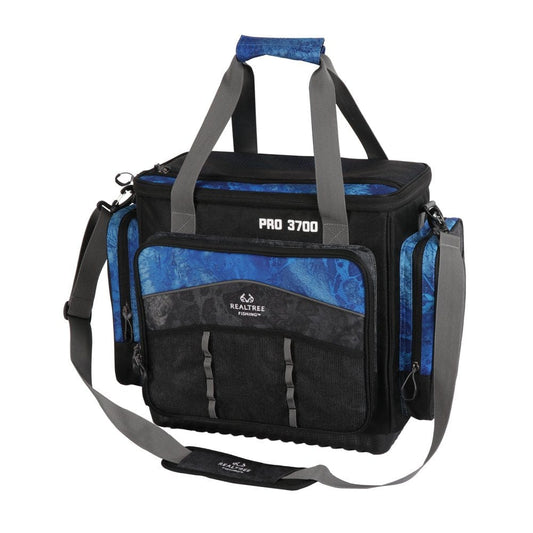 Realtree Adult 3700 Tournament Soft Sided Fishing Tackle Bag, Blue