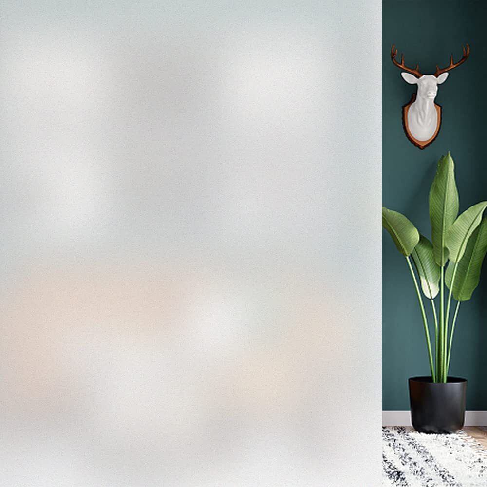 Kitcheniva Privacy Frosted Glass Sticker Window Film 17" x 78" 2 Packs