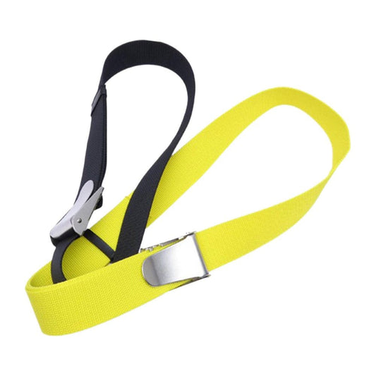 Scuba Diving Weight Belt Buckle Equipment Strap Snorkeling Waist Belt for Spear Fishing Fitness Weightlifting Underwater Dive , Yellow 1.8M